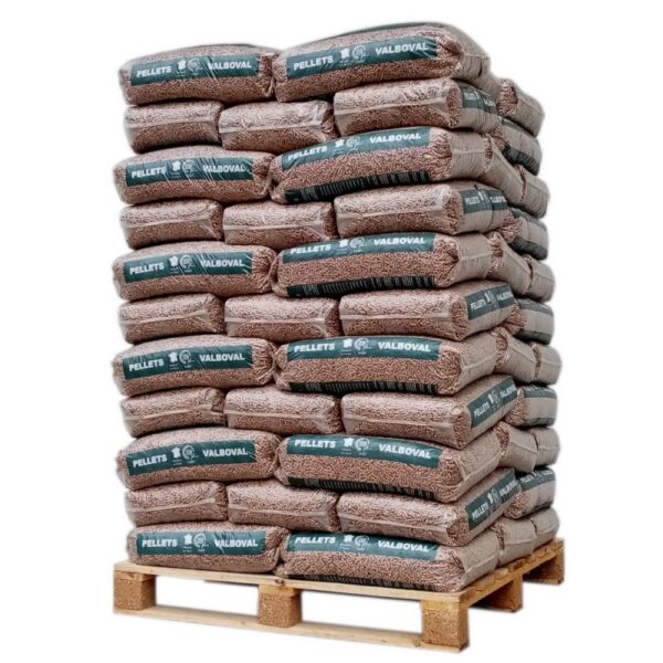 Valboval Pellets 6mm ENplus A1 – 65 zakken – 15KG per zak